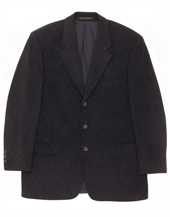 Marks & Spencer Veste blazer St. Michael pour homme UK 42 Large Noir Moucheté
