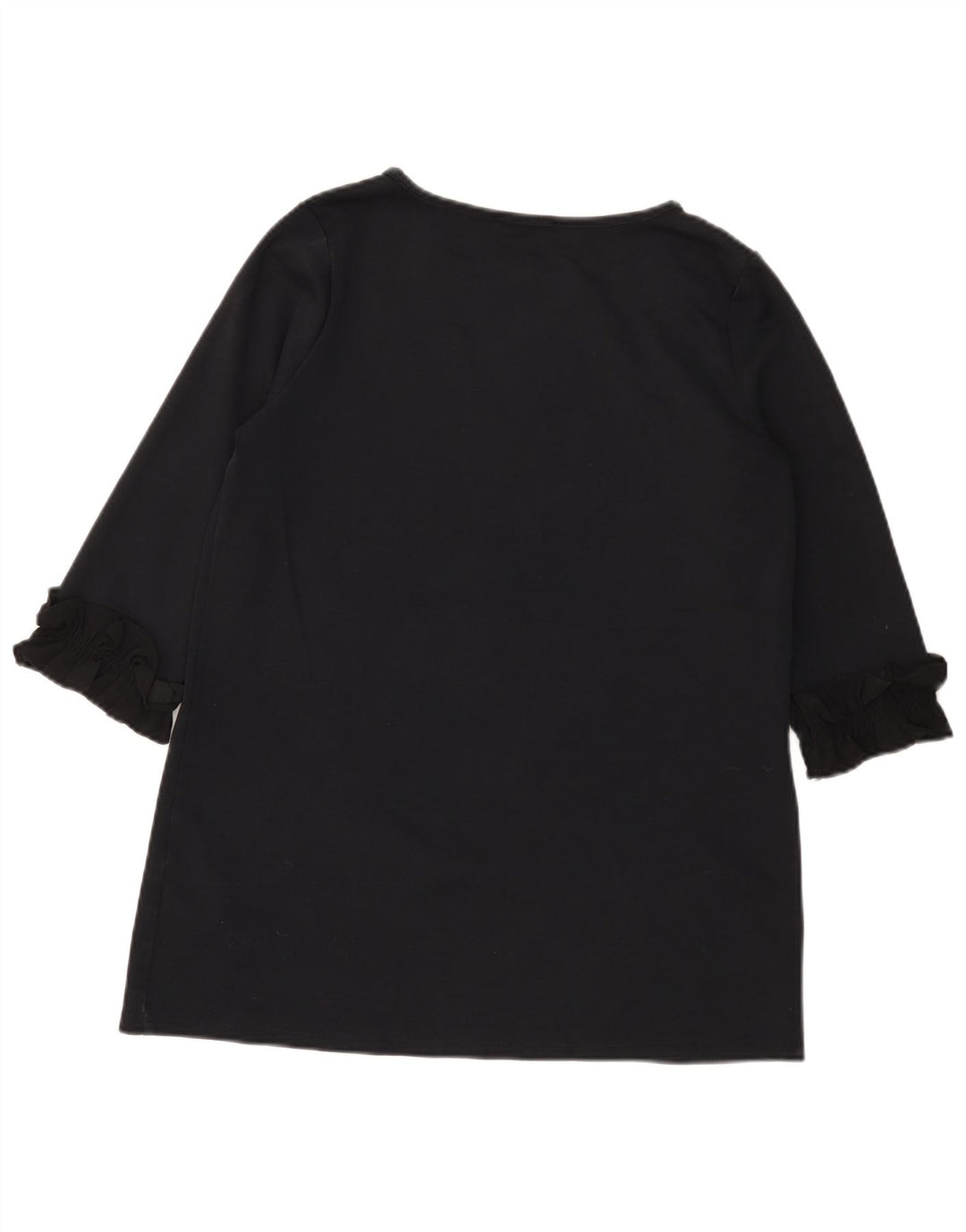 Marks & Spencer Tunique à manches 3/4 pour femme UK 12 en coton noir moyen