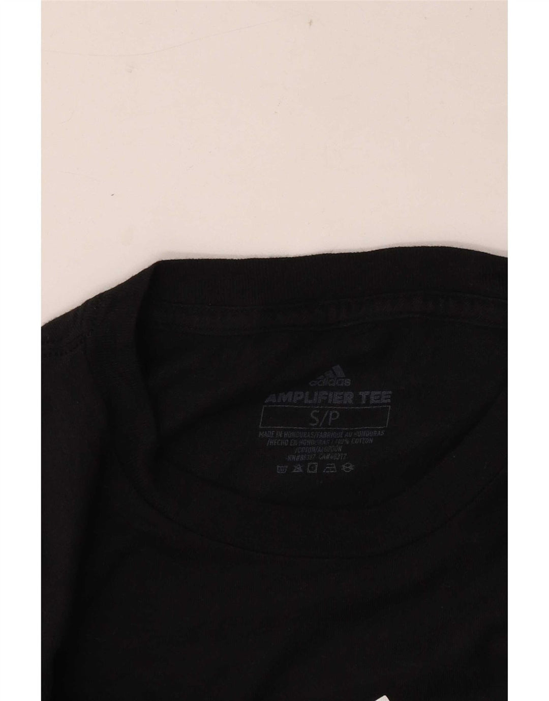 Adidas Haut graphique à manches longues pour homme Petit coton noir