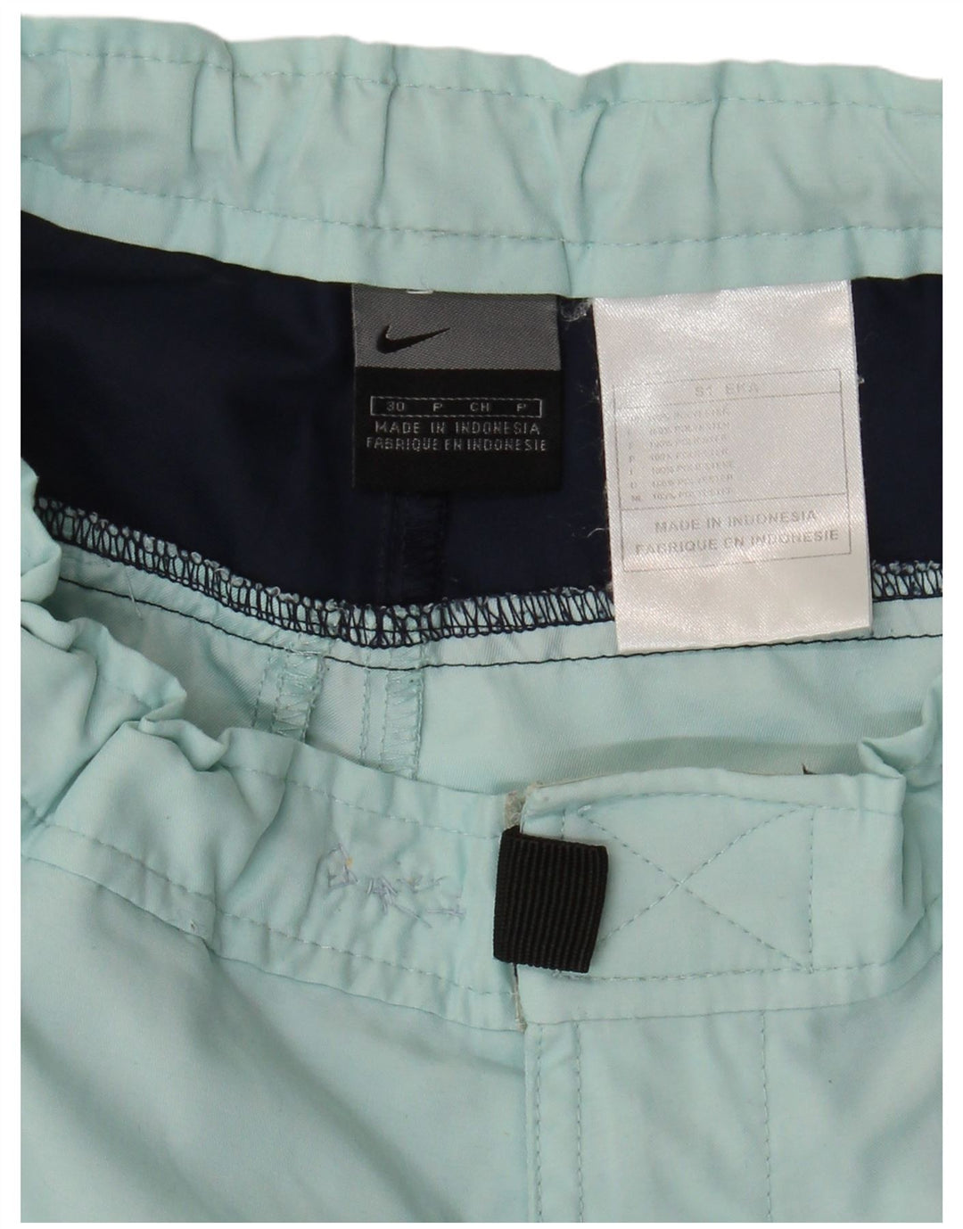 Nike Short de bain pour homme Petit polyester color block turquoise