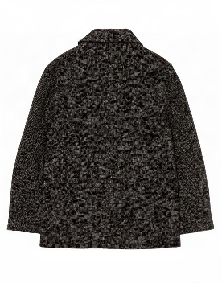 Zara Caban Homme UK 40 Grand Coton Gris