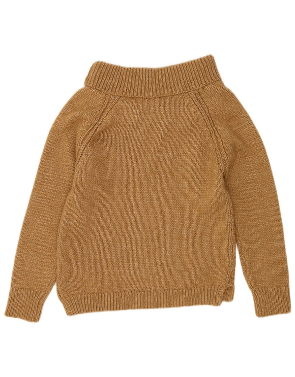 Massimo Dutti Pull col bateau pour femme UK 14 Acrylique marron moyen