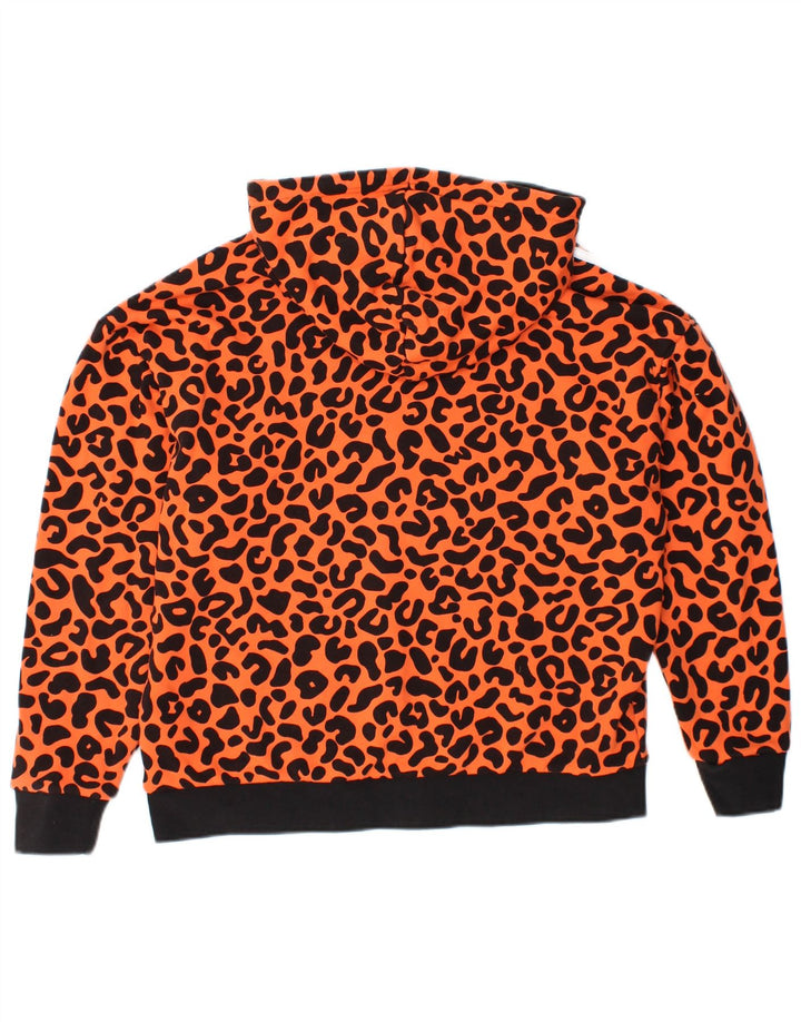 ADIDAS Rich Mnisi Sweat à capuche pour femme UK 10 Petit imprimé animal orange