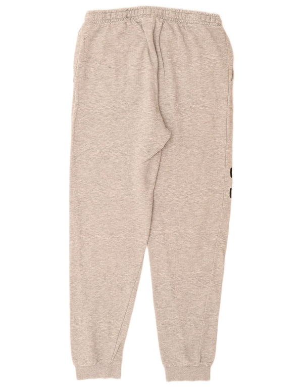 Kappa Pantalon de survêtement graphique pour femme Joggers UK 14 Large Gris Moucheté