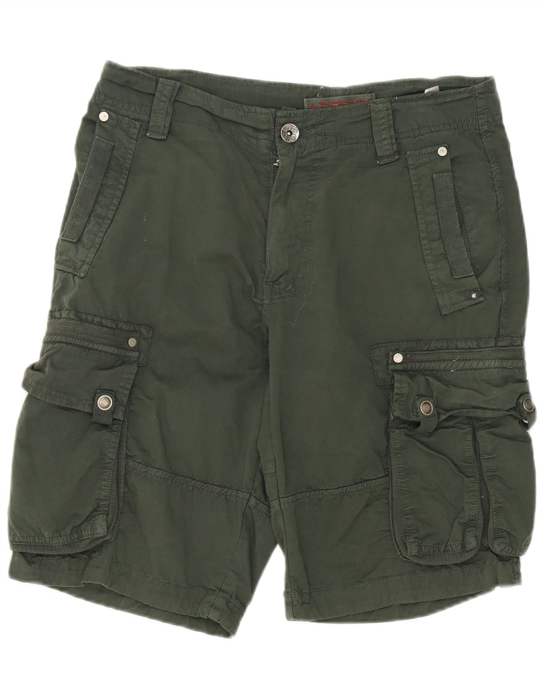 vintage Mens Cargo Shorts W34 Grand Coton Vert