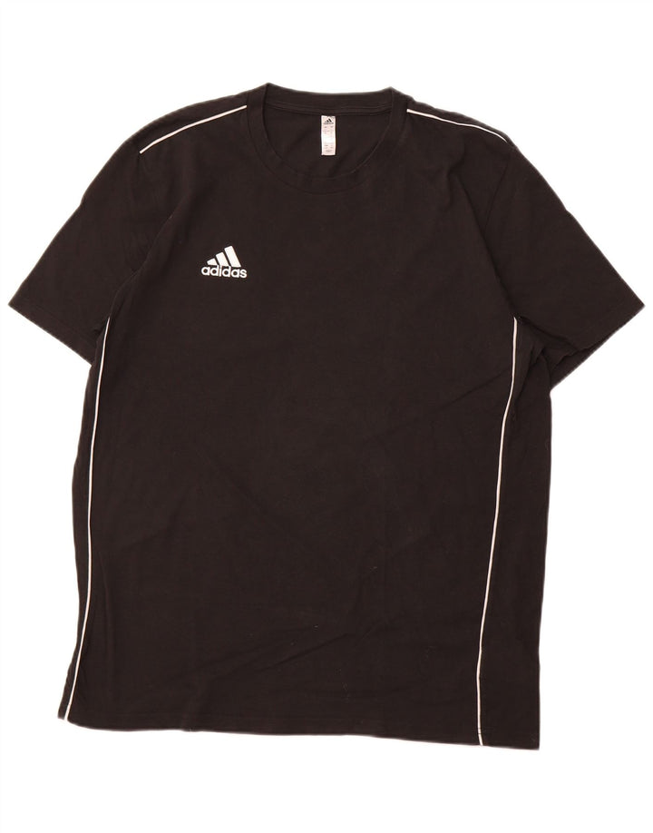 ADIDAS T-Shirt Homme Haut Large Noir Coton