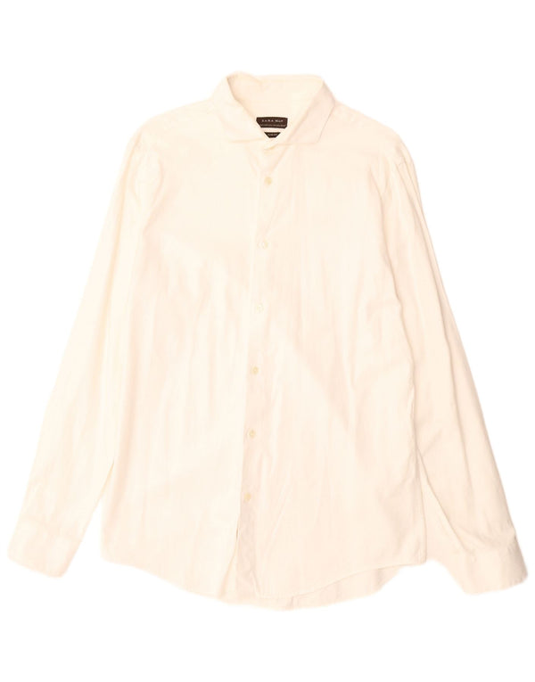 Zara Chemise Slim Fit Homme Blanc