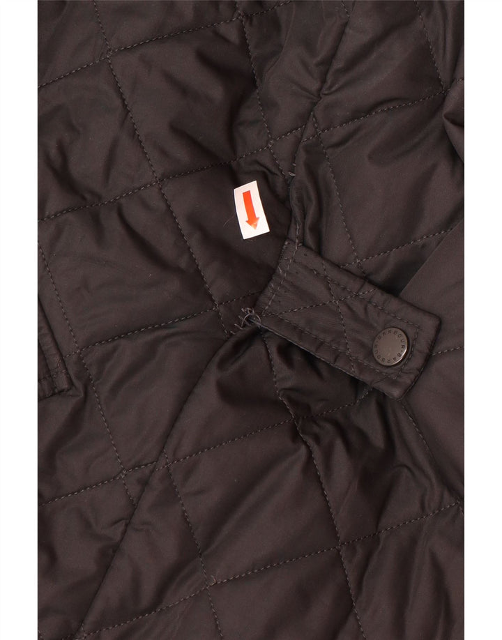 BARBOUR Veste matelassée pour homme UK 36 Small Noir Polyester