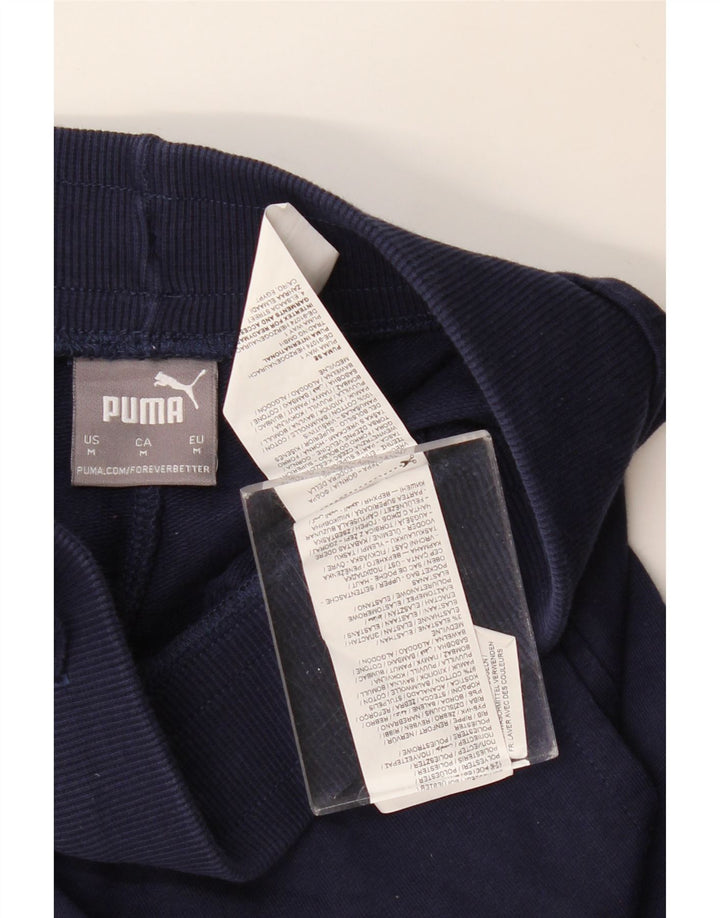 PUMA Short Graphic Sport Homme Bleu Marine Moyen Coton