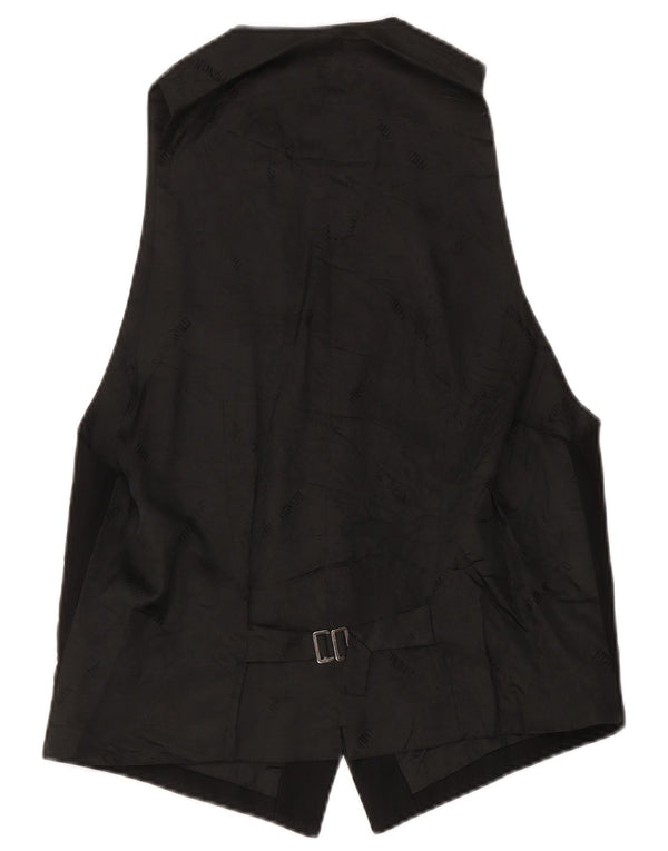 Carlo Pignatelli Gilet Slim Femme IT 54 XL Acétate à fines rayures noires