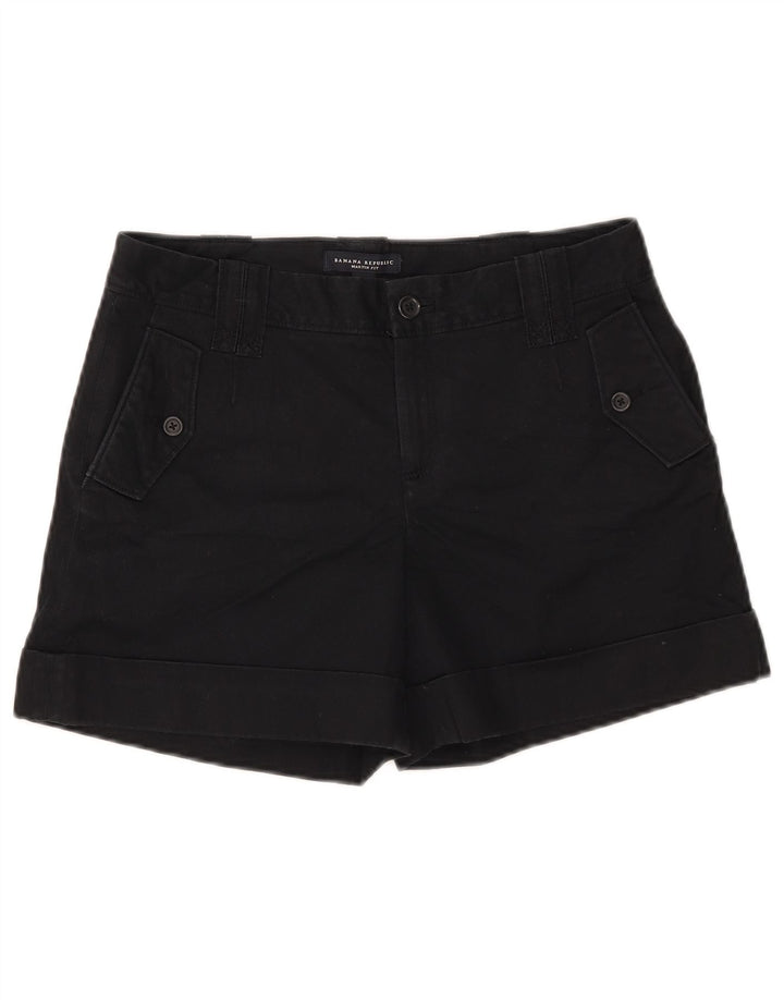 BANANA REPUBLIC Short décontracté Martin Fit pour femme US 6 Medium W31 Noir