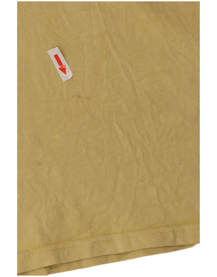 Volcom T-Shirt Graphique Haut Jaune Moyen Coton Homme