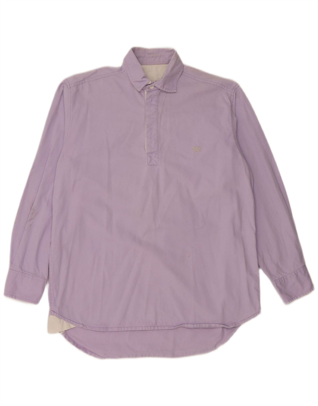 CREW CLOTHING Chemise pull homme petit coton violet