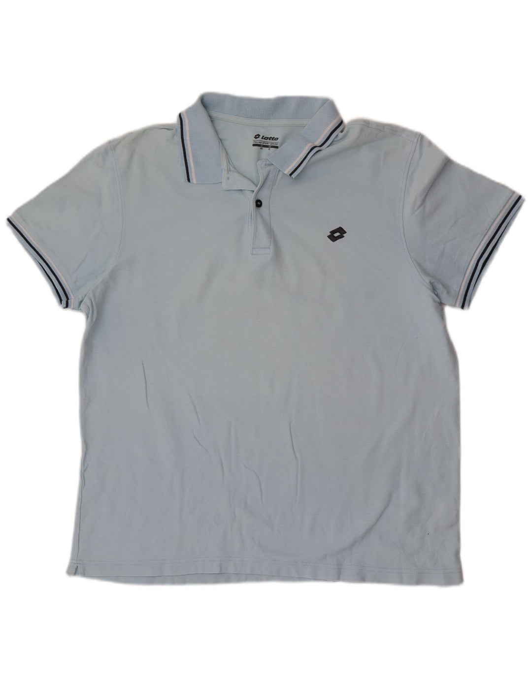 Lotto Polo Homme XL Bleu Rayé