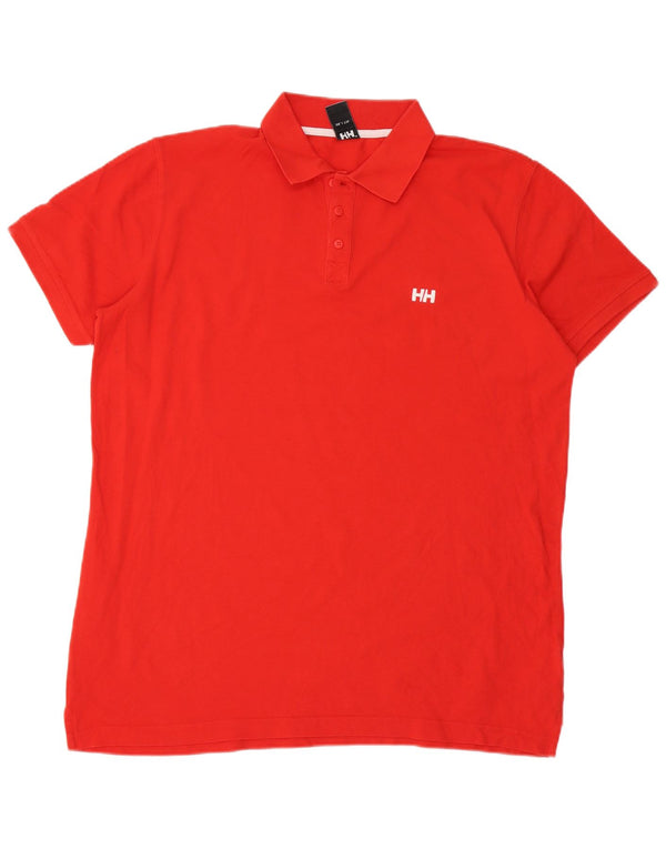 Helly Hansen Polo Homme 2XL Rouge Coton
