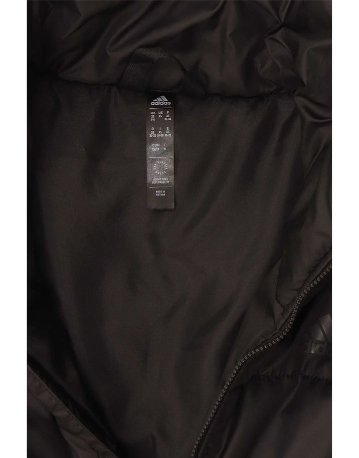 Adidas Veste courte rembourrée pour femme UK 4/6 XS Noir