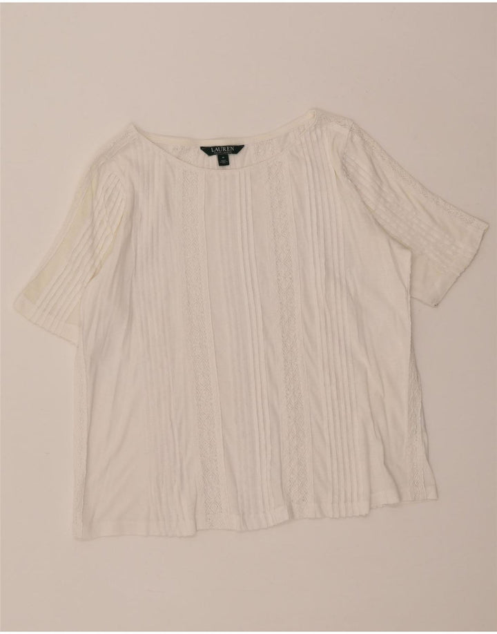 Ralph Lauren Chemisier pour femme UK 14 Blanc moyen