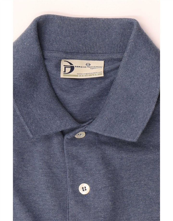 Sergio Tacchini Polo Homme Bleu Marine Moyen