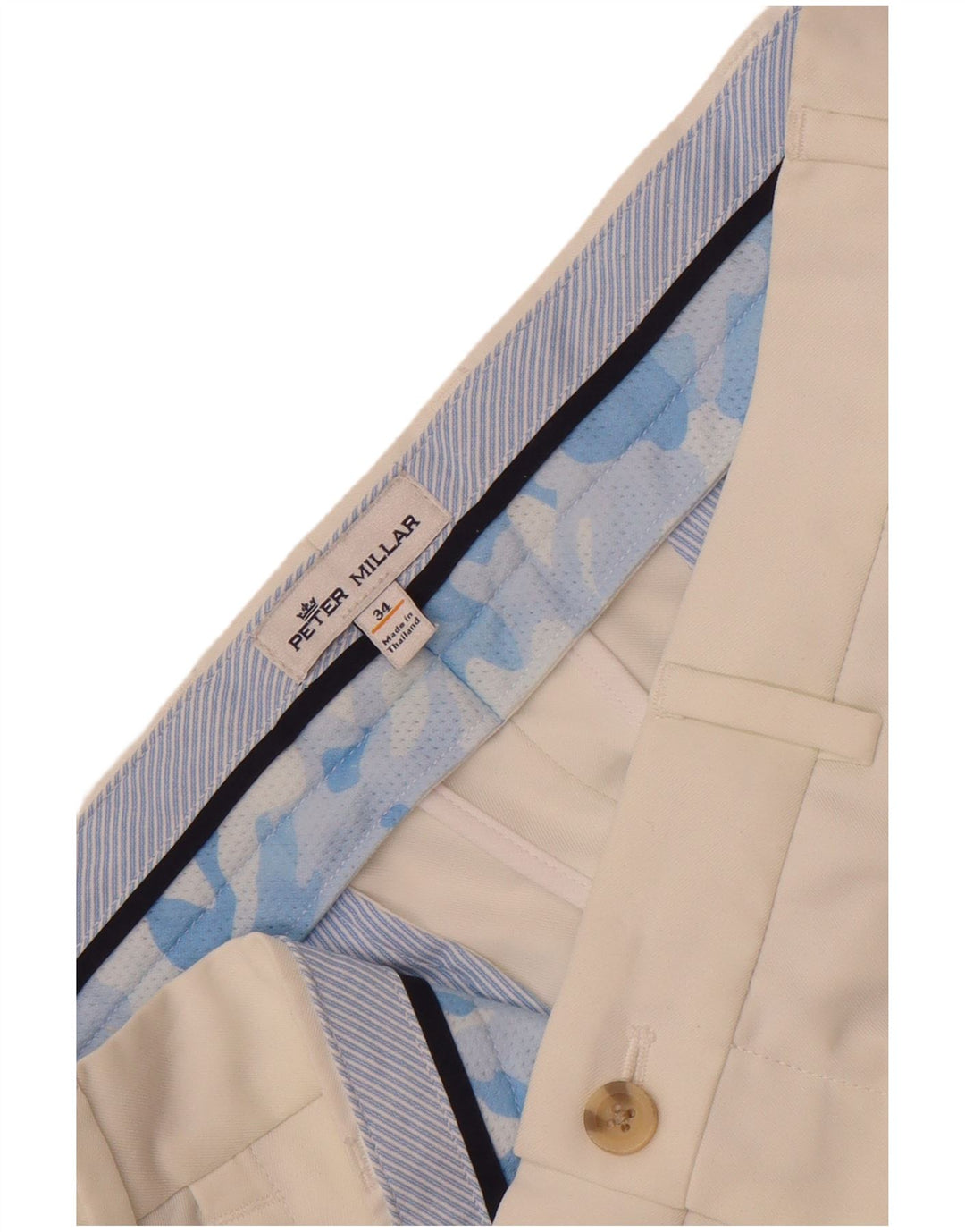 Peter Millar Short Chino Homme W34 Grand Blanc Polyester