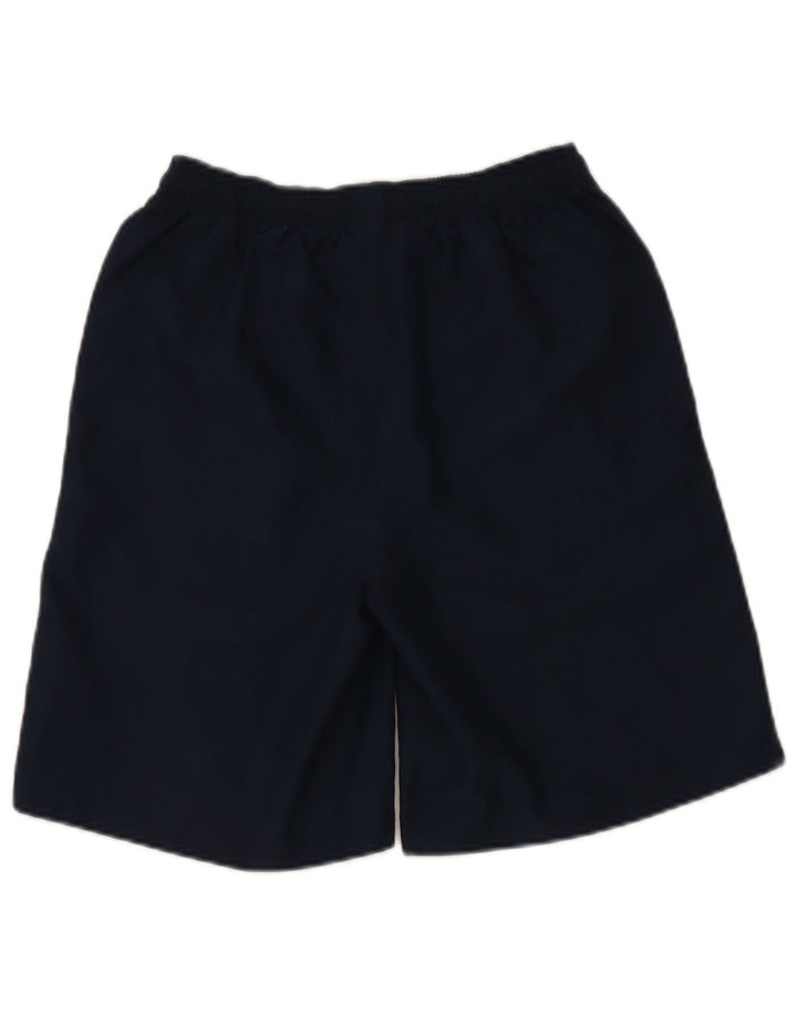 Reebok Short de Sport Garçon 13-14 ans Bleu Marine Polyester