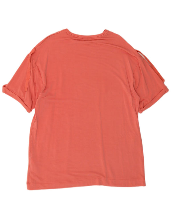 Zara Femme Tunique Top UK 10 Petit Rose Polyester
