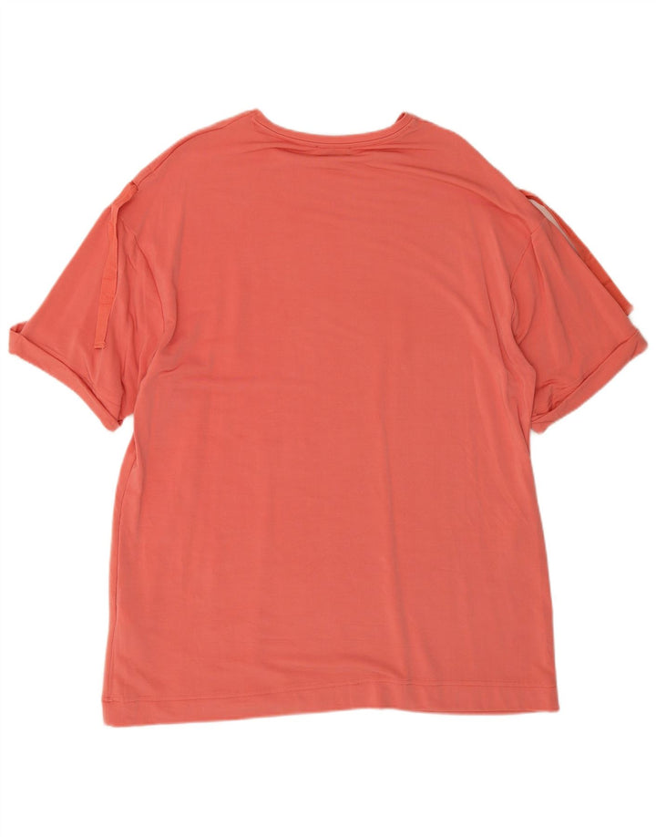 Zara Femme Tunique Top UK 10 Petit Rose Polyester