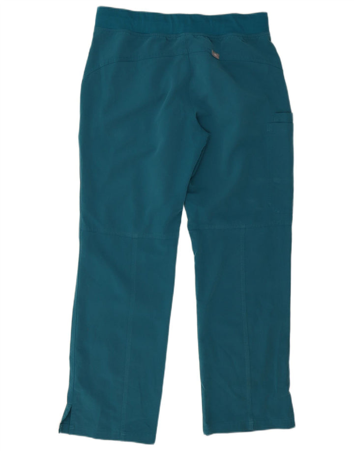 Figs Pantalon Cargo Droit Femme Moyen W30 L28 Bleu Polyester