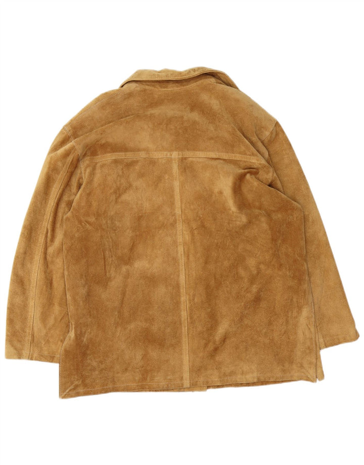 Davin Veste en daim surdimensionnée pour femme IT 44 Cuir marron moyen