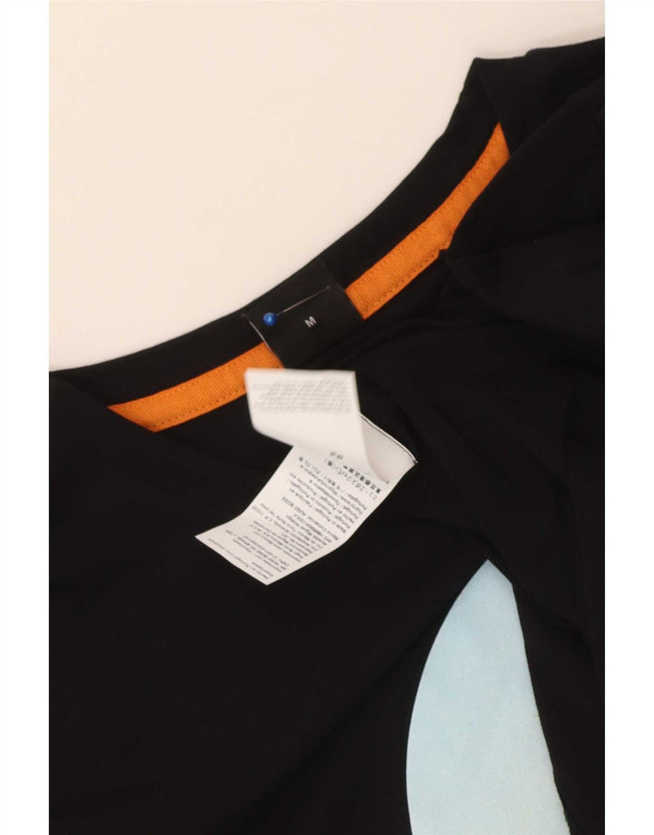 Hugo Boss T-shirt graphique en coton noir moyen |