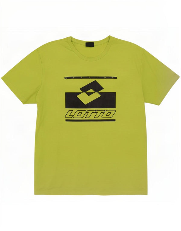 Lotto T-Shirt Graphique Homme XL Vert