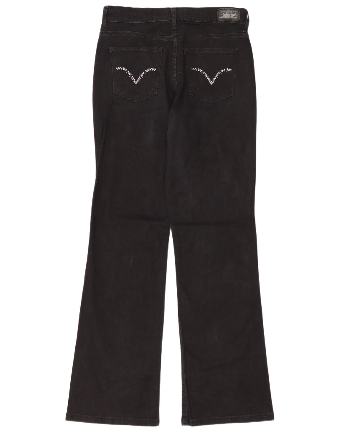 LEVI'S Jean Bootcut 512 Femme US 6 Moyen W28 L31 Noir