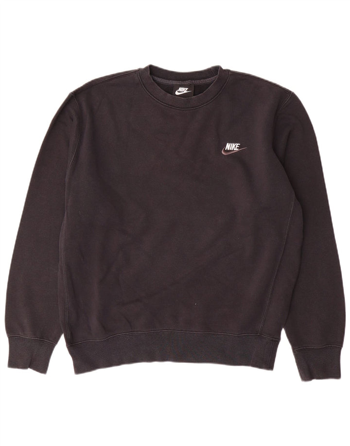 Nike Sweat-shirt pour homme en coton noir Taille S