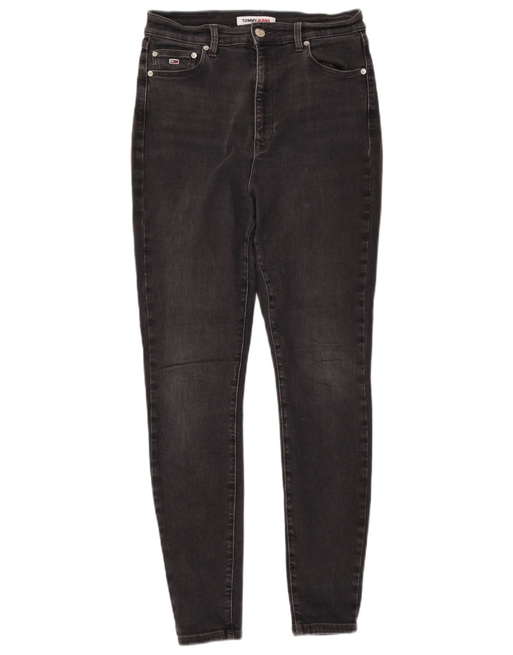 TOMMY HILFIGER Jean Super Skinny Melany Taille Haute Femme W30 L30 Noir