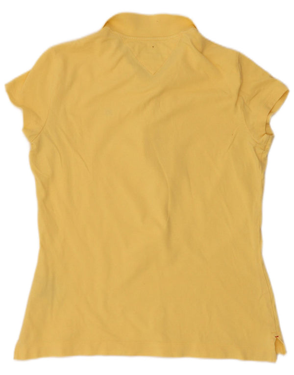Tommy Hilfiger Polo Slim Fit pour femme UK 18 XL Jaune Coton