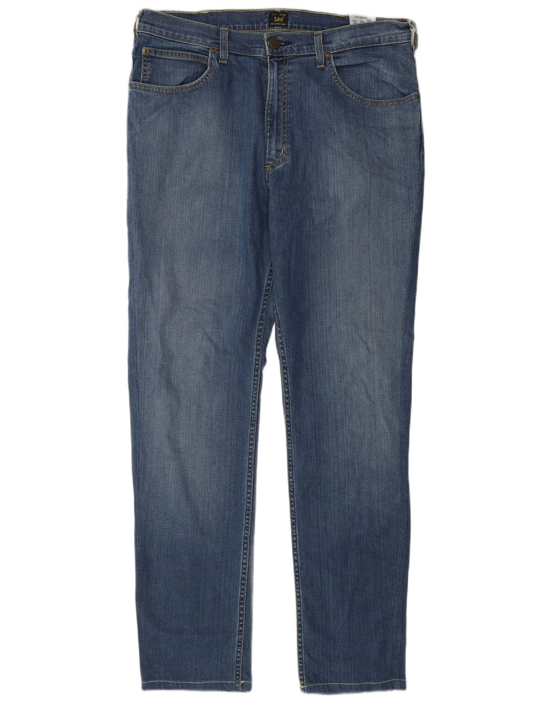 Lee Jean Droit Brooklyn Homme W36 L32 Bleu Coton