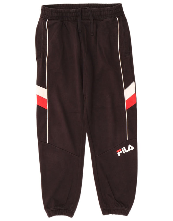 Fila Pantalon de Survêtement Graphique Joggers Small Homme Noir Colourblock