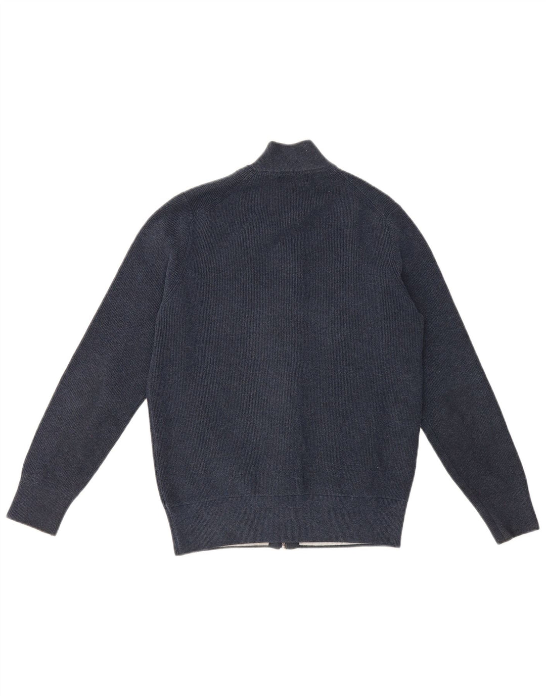 Marks & Spencer Pull Cardigan Homme Bleu Marine Moyen Polyester