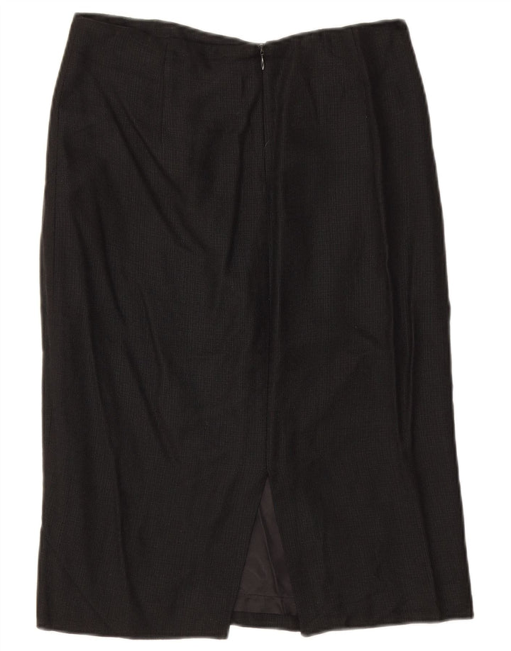 Zara Jupe droite femme EU 38 Small W28 Rayonne noire