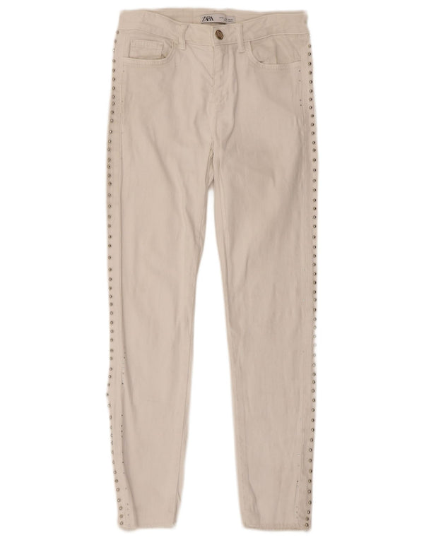Zara Jean skinny femme EU 34 2XS W24 L27 Blanc