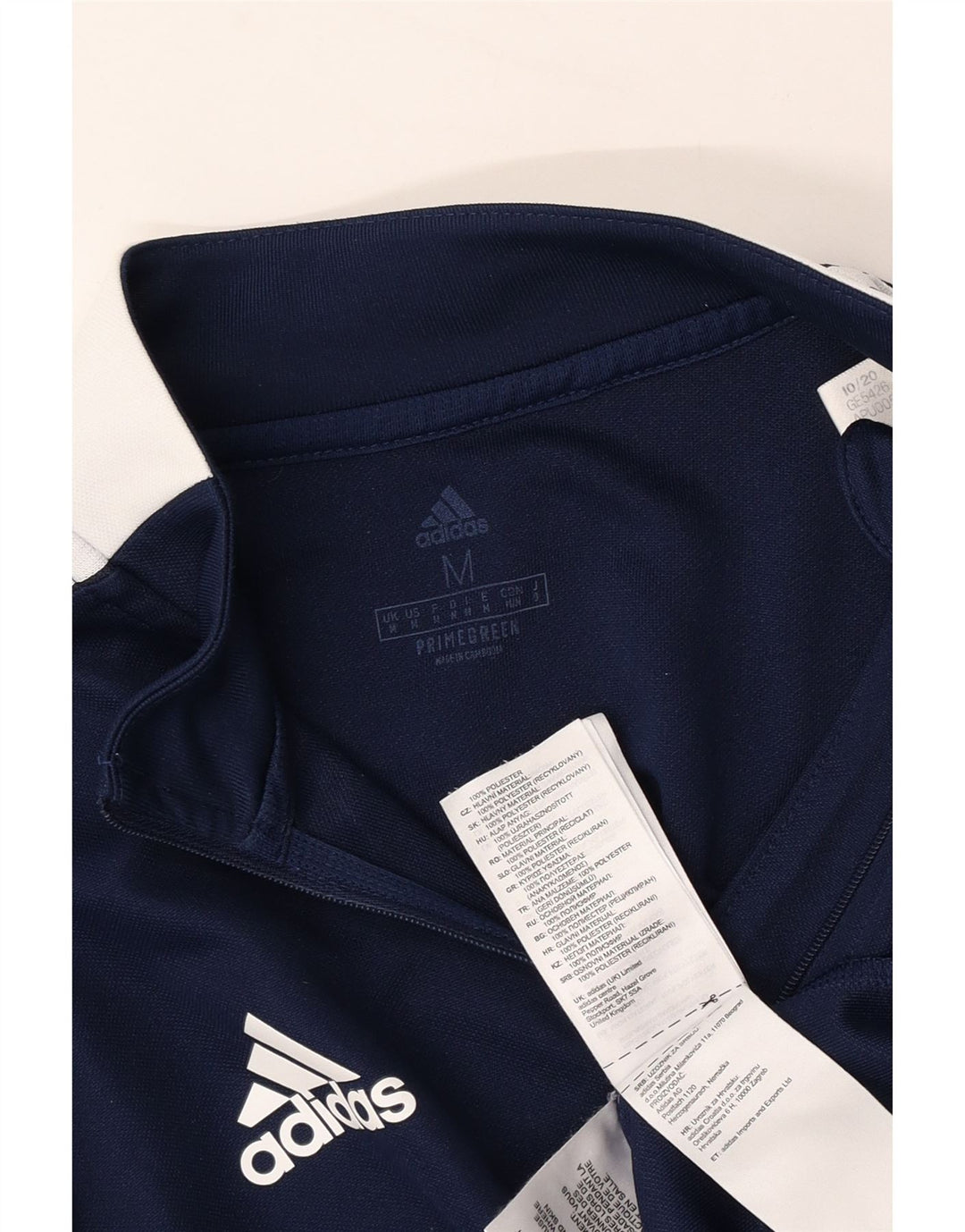 Adidas Haut de Survêtement Aeroready Pull Homme Bleu Marine Moyen Colorblock