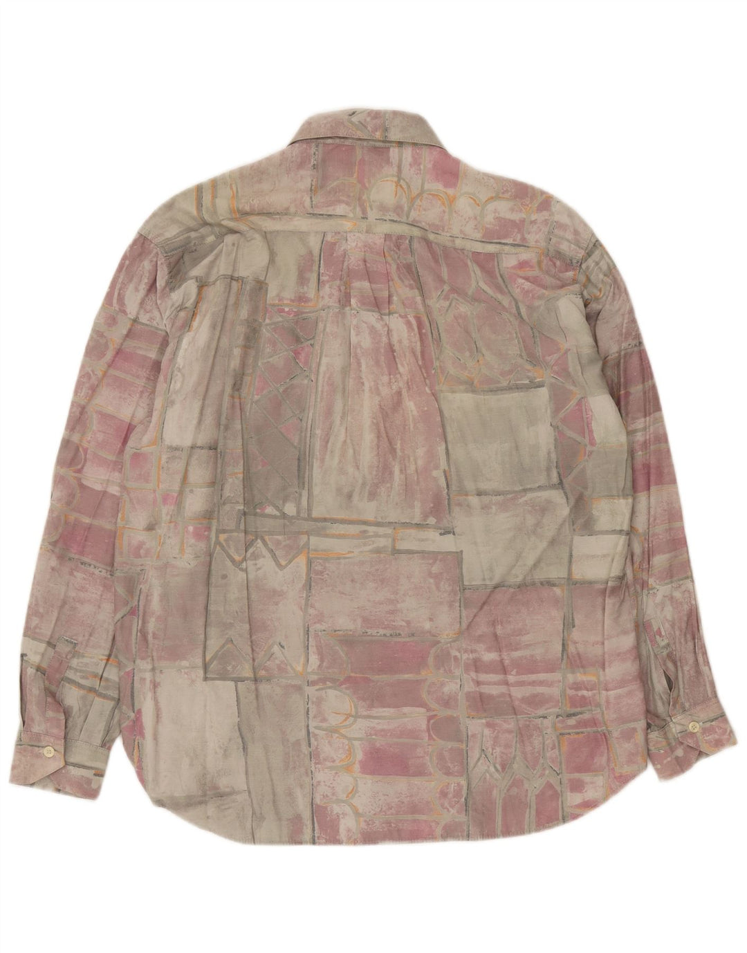 Leader Chemise Homme Large Patchwork Multicolore Viscose