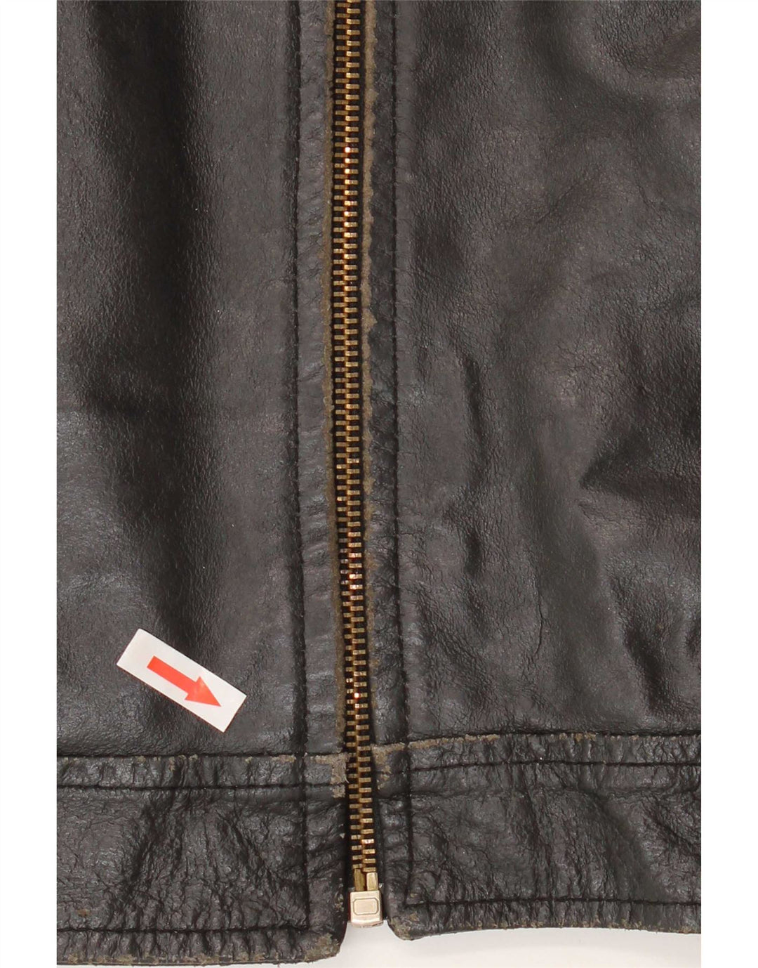 Veste en cuir femme vintage IT 50 XL Noir