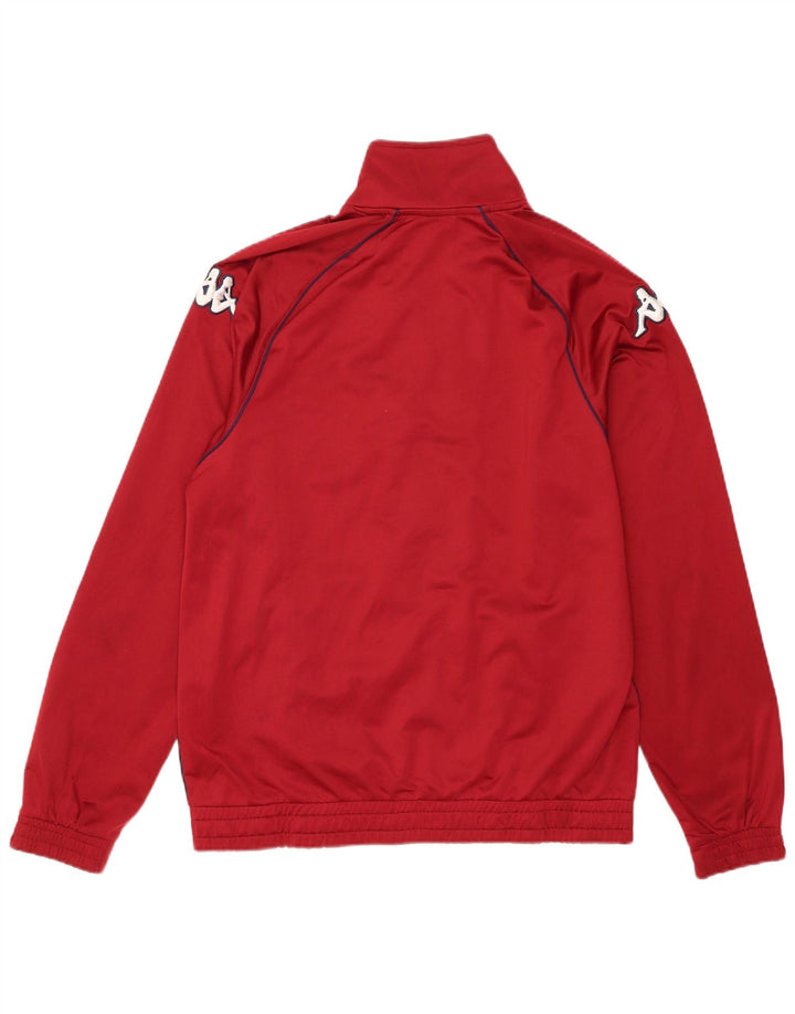Kappa Veste de survêtement graphique pour homme Taille L Bordeaux Colourblock