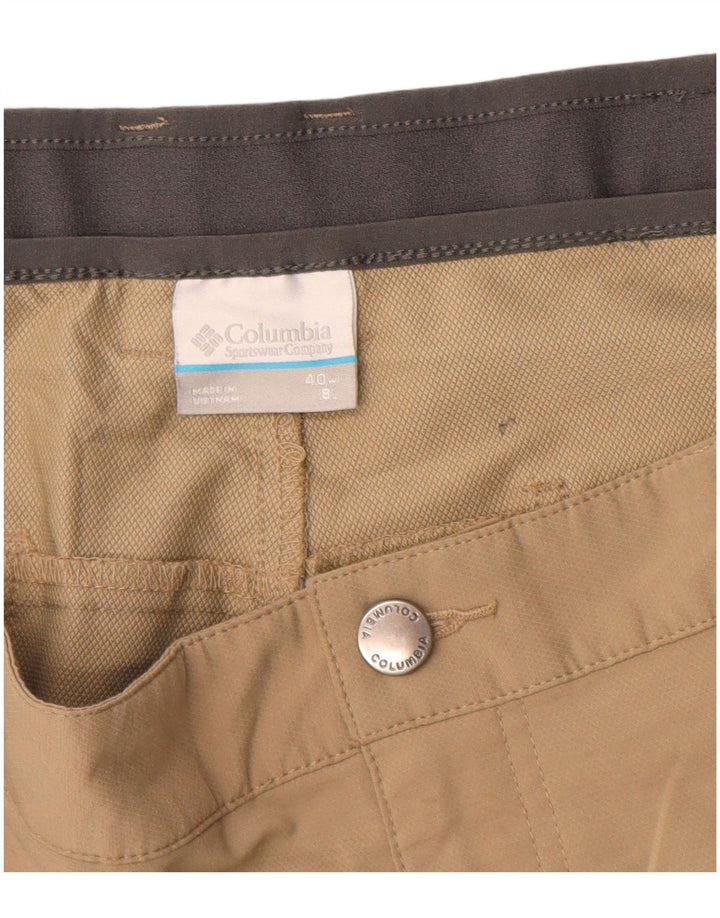 Columbia Short Chino Homme W40 XL Beige Colorblock Polyester