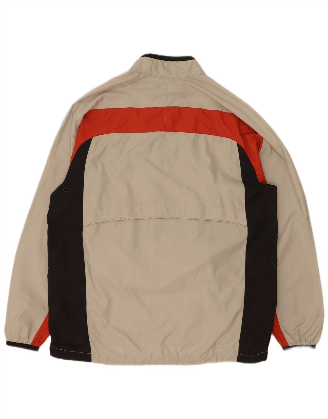 Nike Haut de survêtement à enfiler pour femme US 12/14 Large Beige Colourblock