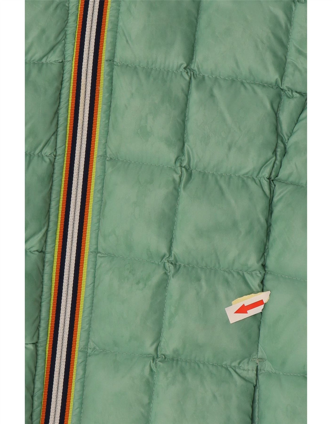 K-Way Veste matelassée réversible à capuche fille 11-12 ans Polyamide blanc cassé