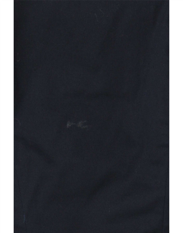Zara Veste Blazer 1 Bouton Femme UK 18 XL Bleu Marine Coton