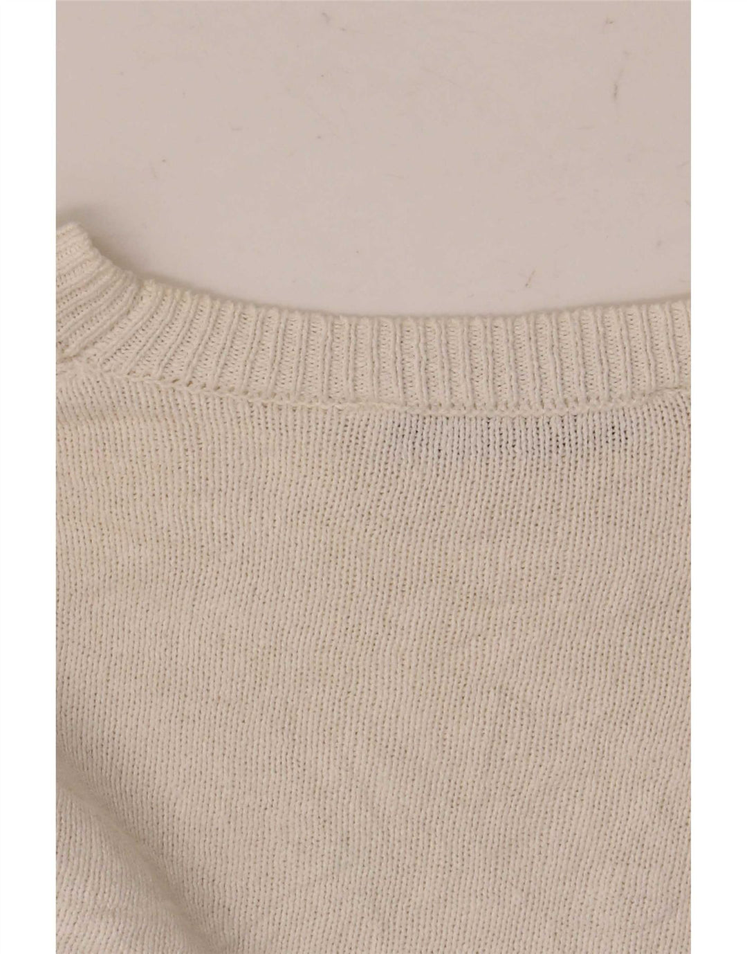Zara Womens Crop Top Manches Longues UK 6 XS Blanc