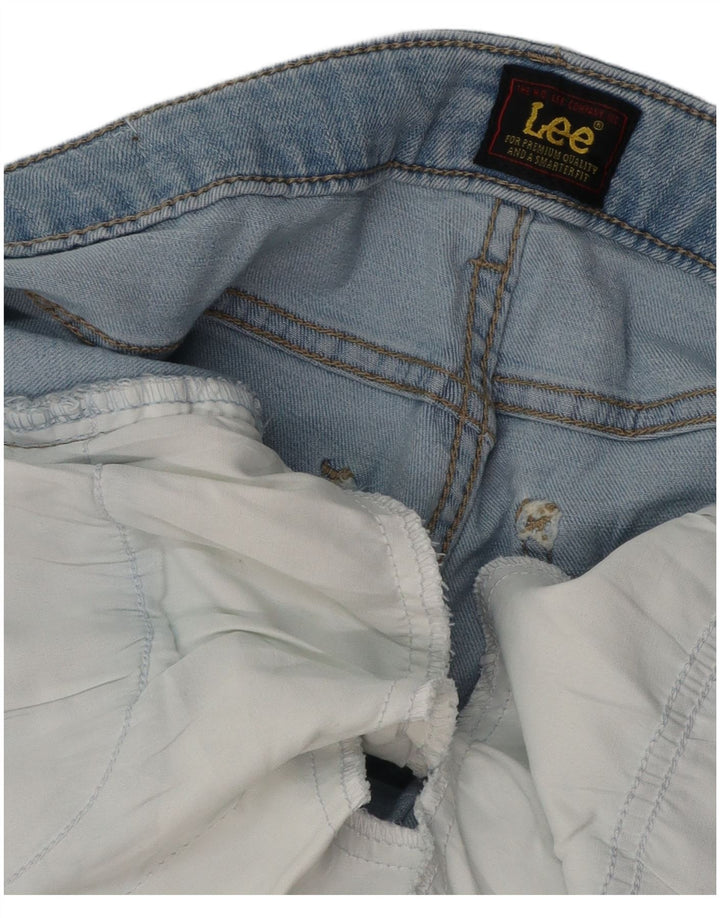 LEE Short en Jean Femme W32 Grand Bleu