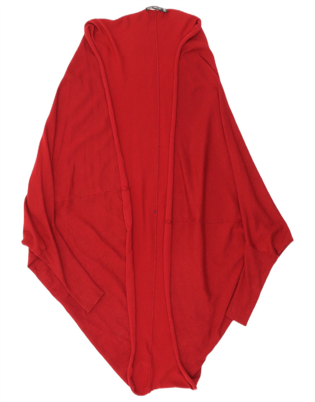 ZARA Pull long ouvert pour femme UK 14 Marron moyen